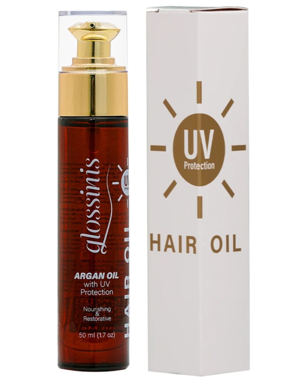 زيت الأرجان مع حماية من الأشعة فوق البنفسجية