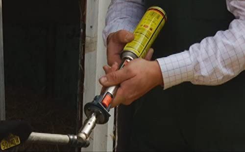 أداة حرق القرون تعمل على الغاز