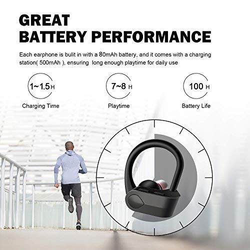 سماعات  CRSCN Bluetooth الرياضية