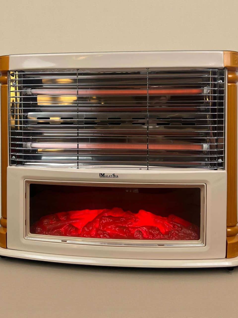 صوبة كوارتز كهربائية (شكل خشبي) 