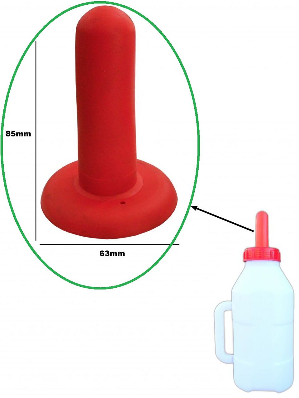 حلمة رضاعة العجل