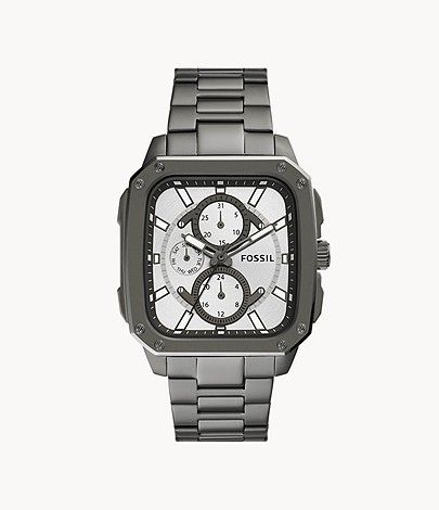 ساعة فوسيل متعددة الوظائف من الفولاذ المقاوم للصدأ 