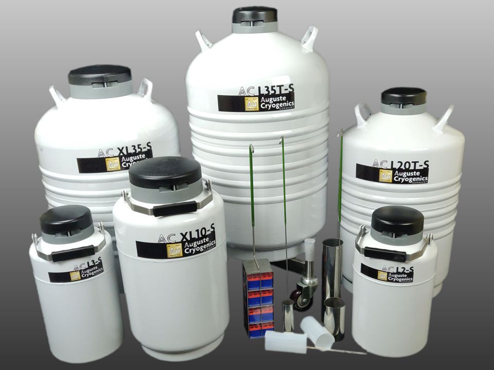  3 Liter Auguste Cryogenics - Artificial insemination containers