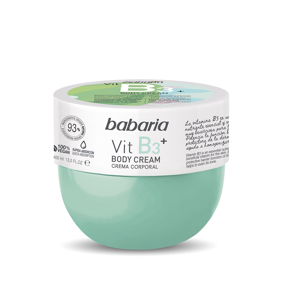 باباريا كريم الجسم فيتامين ب3 400 مل