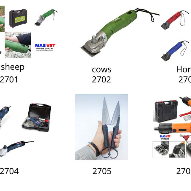 ادوات و ماكينات قص الصوف و الوبر