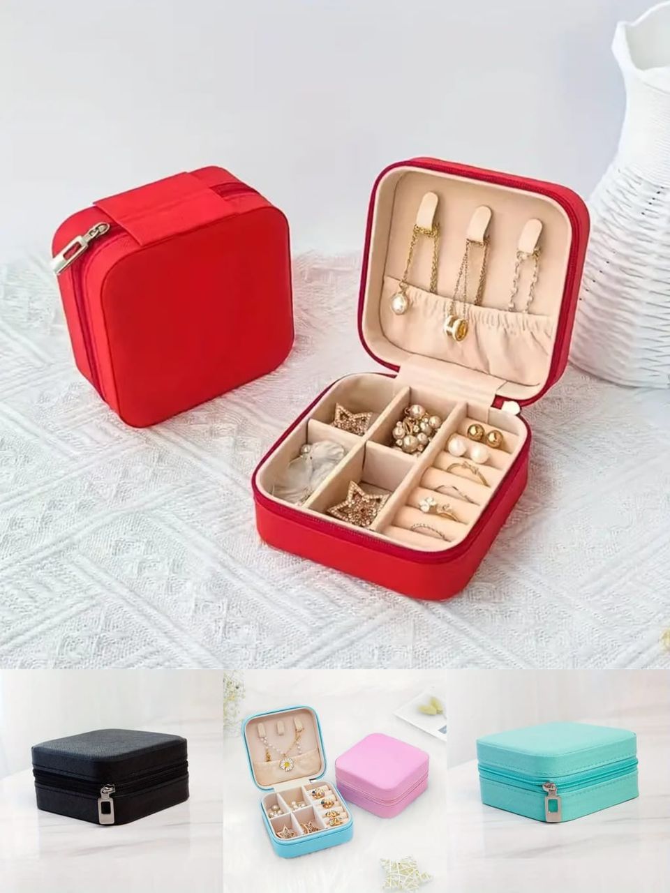 صندوق أقراط محمول