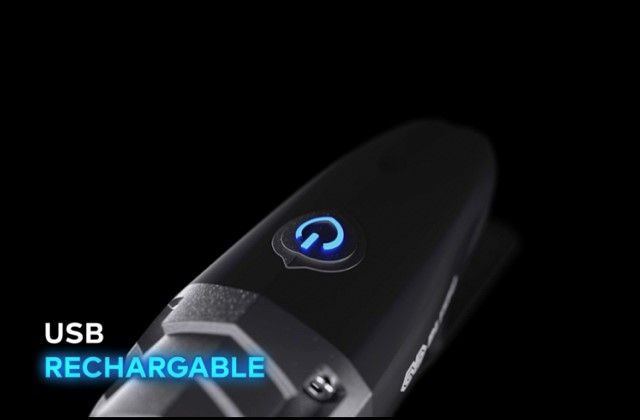  ضوء دراجة قابل للشحن USB أمامي وخلفي