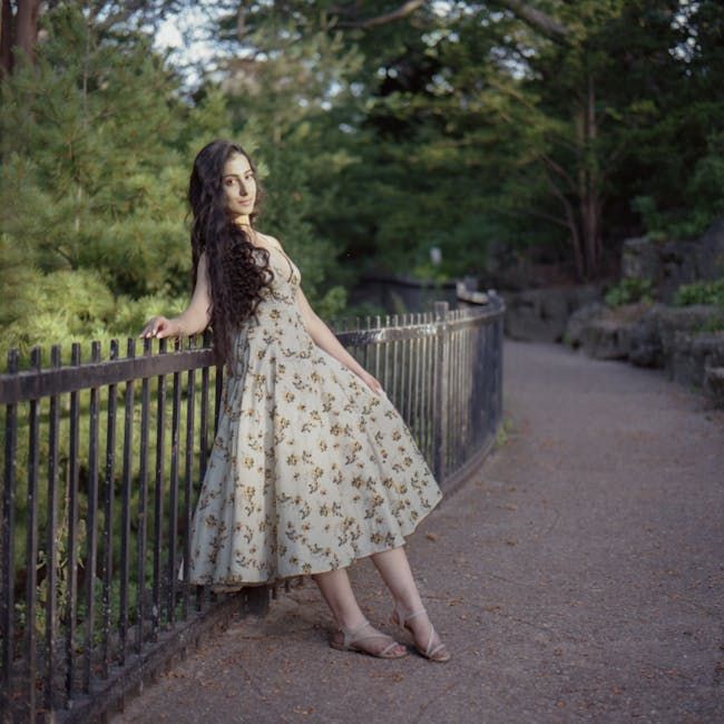 فستان صيفي مزخرف