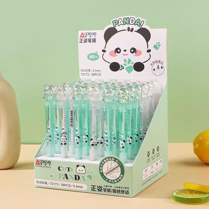 أقلام رصاص ميكانيكية على شكل باندا لطيف