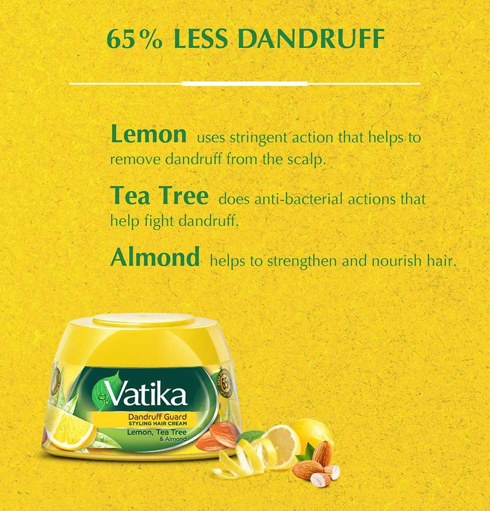 فاتيكا كريم تصفيف الشعر ليمون، شاي، لوز  140 مل