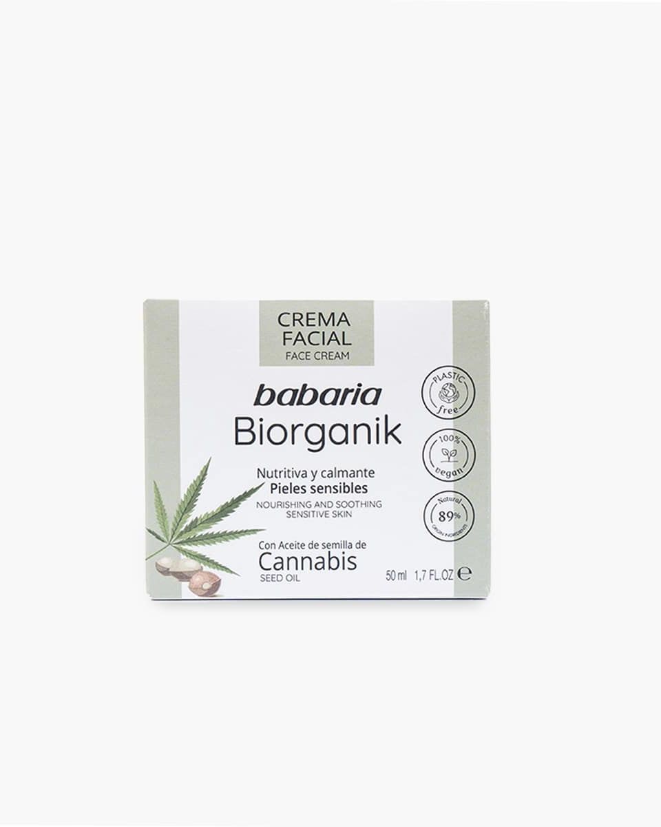باباريا كريم الوجه بزيت بذور القنب 50 مل