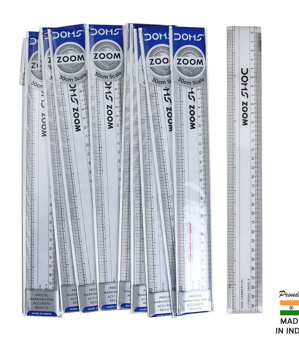 دومس مسطرة بلاستيك 30 سم 