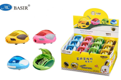 مبراة مع حاوية  على عجلات