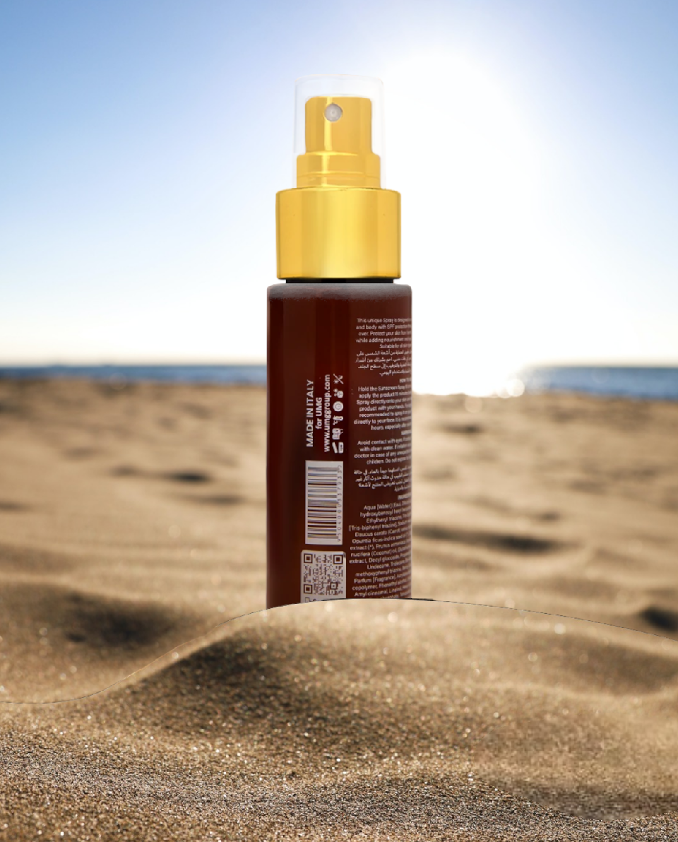 بخاخ واقي من الشمس للوجه والجسم بعامل حماية 50 من purevel