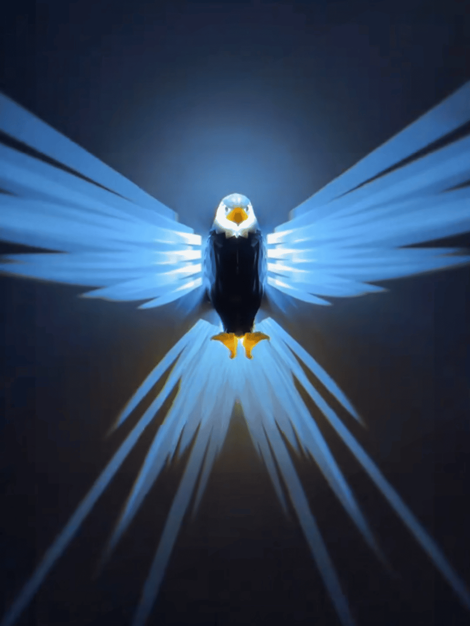 انارة جدارية على شكل صقر