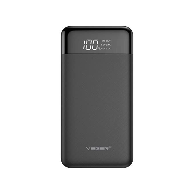 Veger 10000 mAh Power Bank with Display