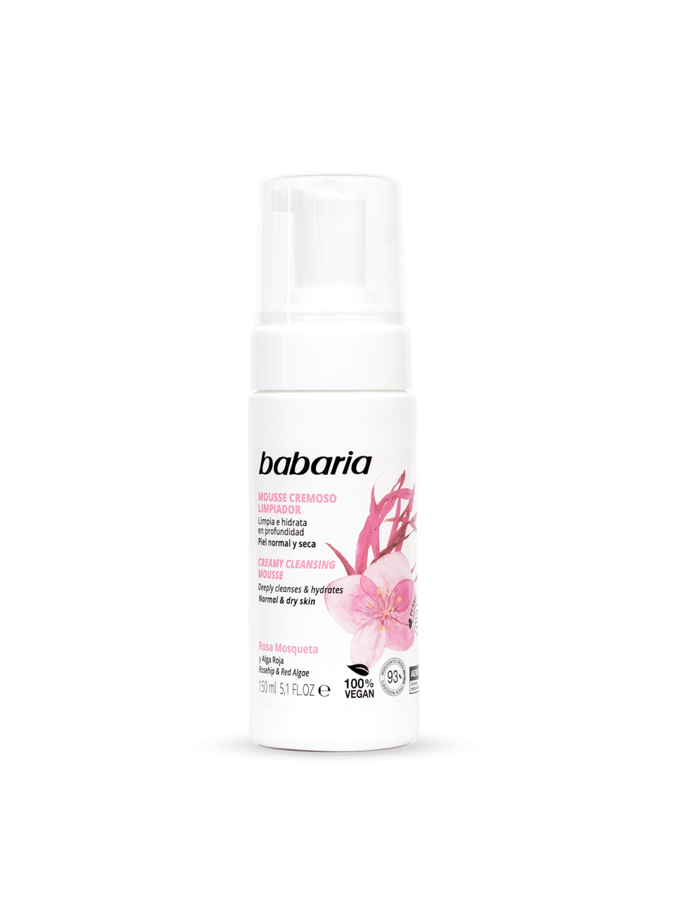 باباريا موس كريمي لتنظيف الوجه 150 مل