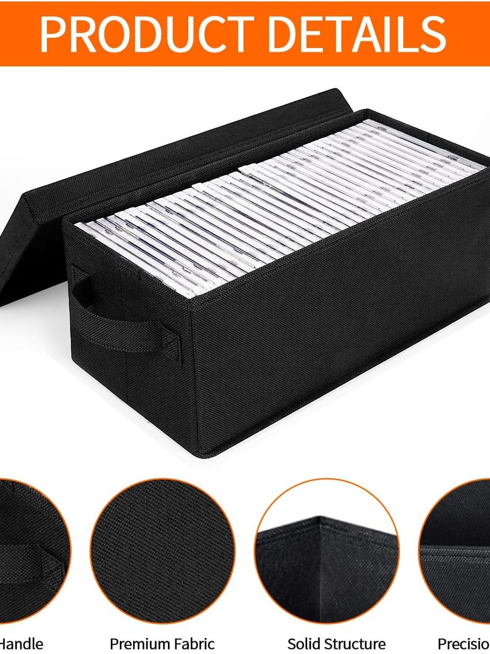 حقيبة تخزين 13.2 × 5.9 × 5.3 بوصة