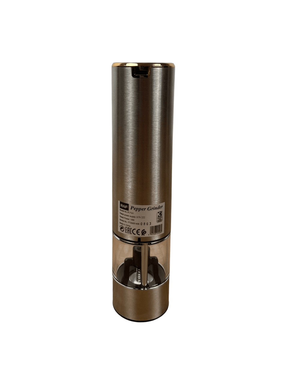 طاحونة فلفل وبهارات قابلة للشحن من RAF