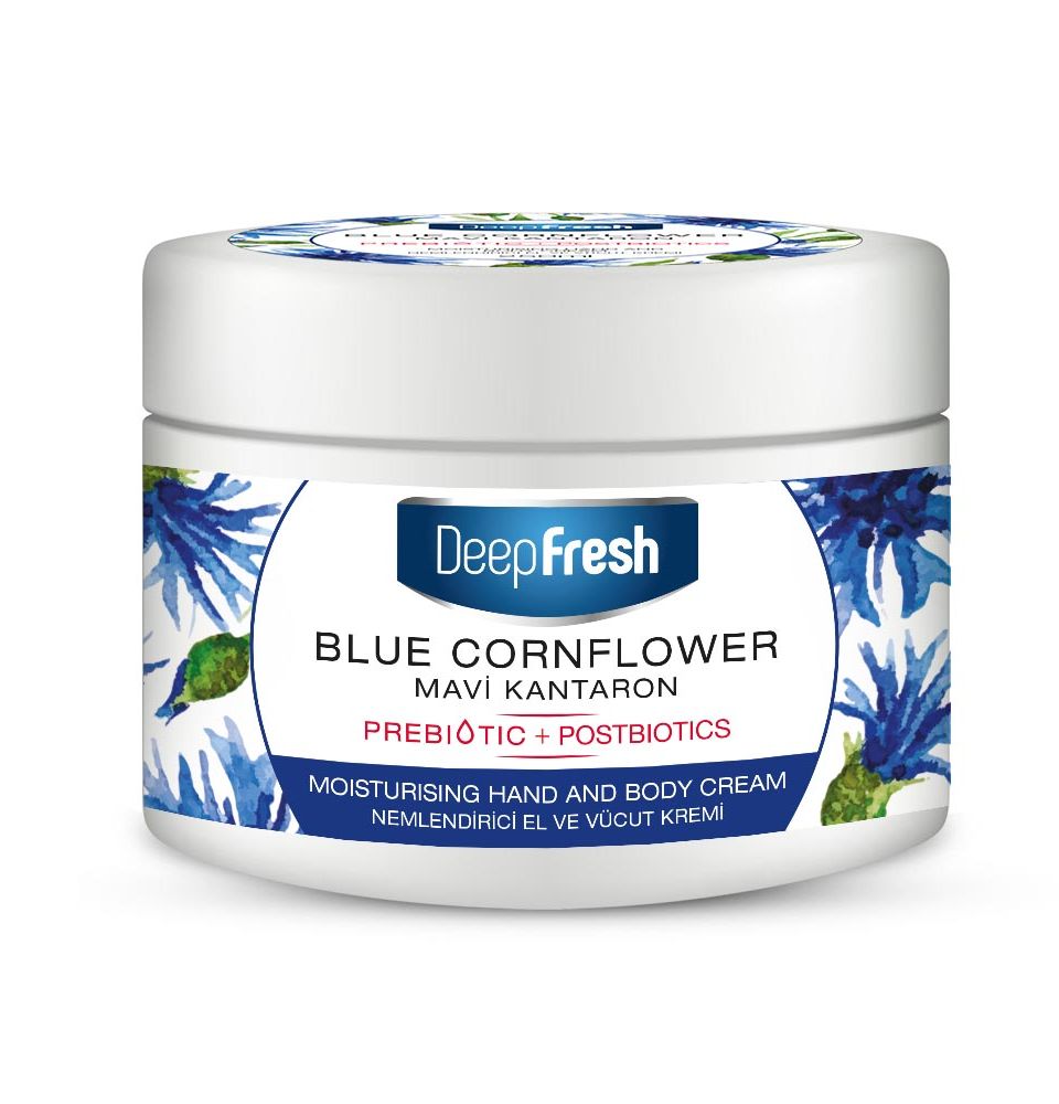 كريم ترطيب اليدين والجسم بالبروبيوتيك زهرة القرنفل الأزرق (250 مل)