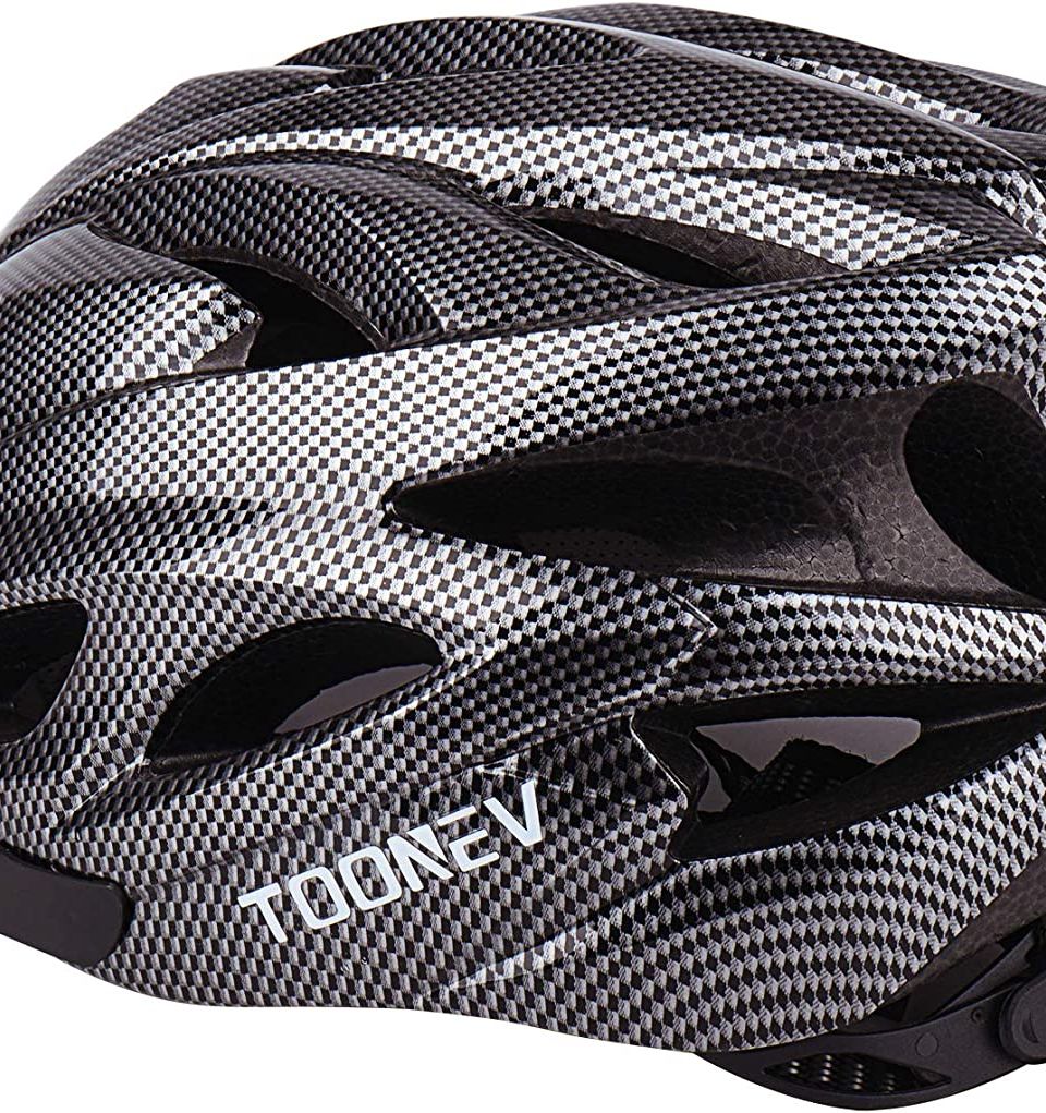 خوذة الدراجة TOONEV للكبار من الرجال والنساء ، تأتي مع ضوء LED  خفيف الوزن قابل للفصل ، مقاس قابل للتعديل من 54 إلى 62 سم