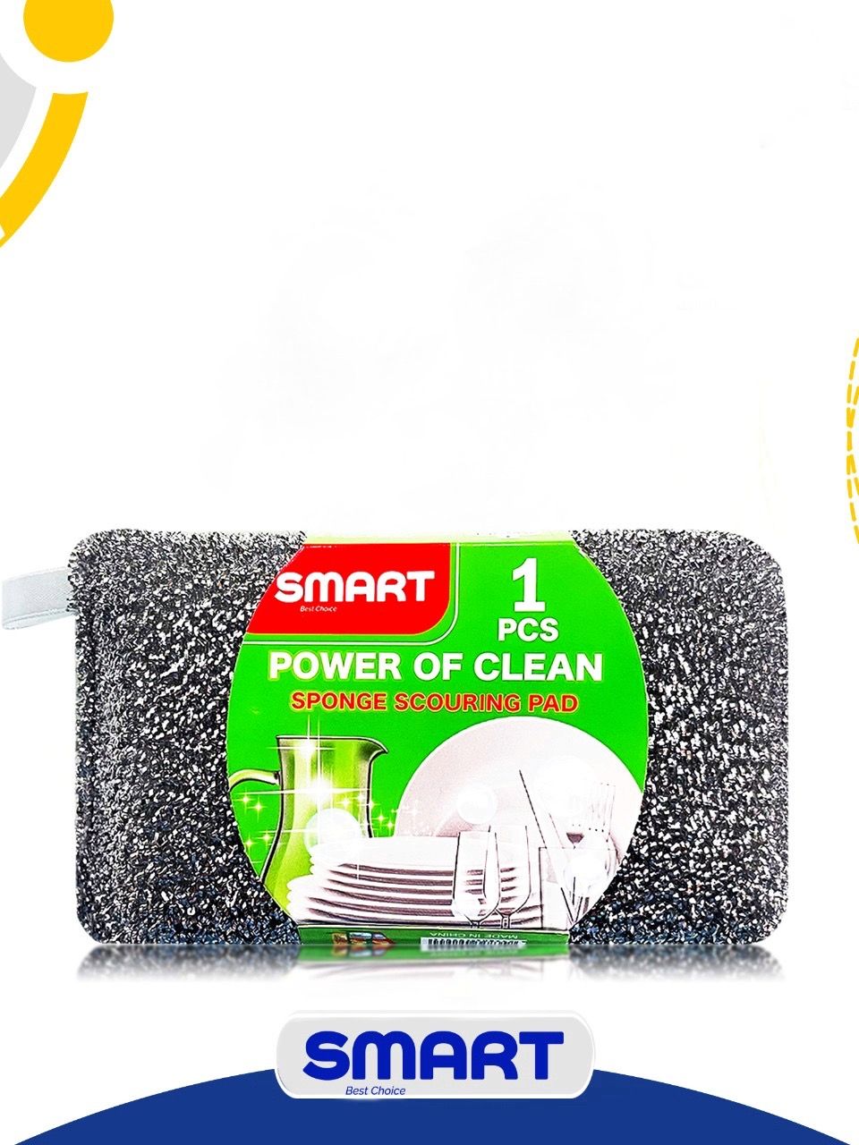 إسفنجة التنظيف باور أوف كلين من سمارت 1 قطعة