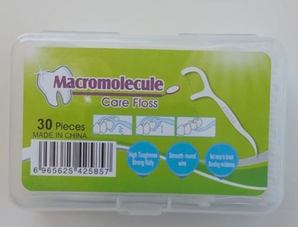 نكاشة اسنان مع خيط 30 قطعة