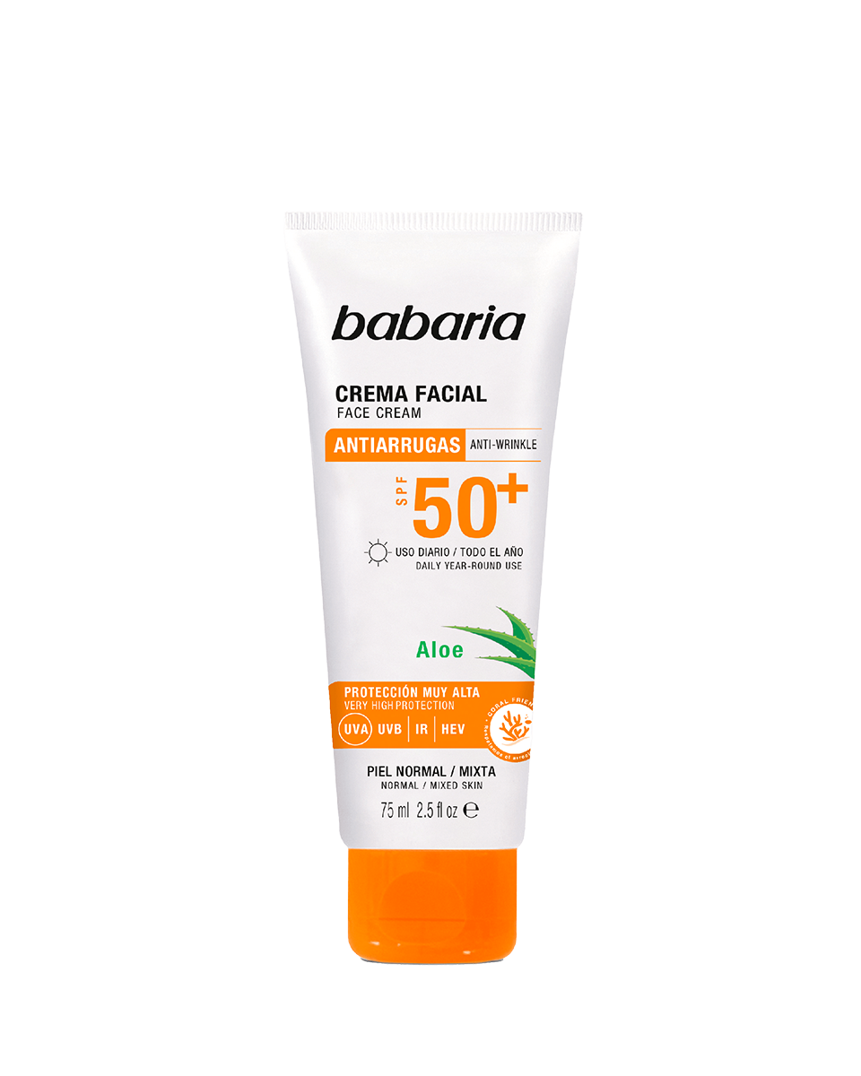 باباريا كريم الوجه بالصبار 75 مل SPF50+