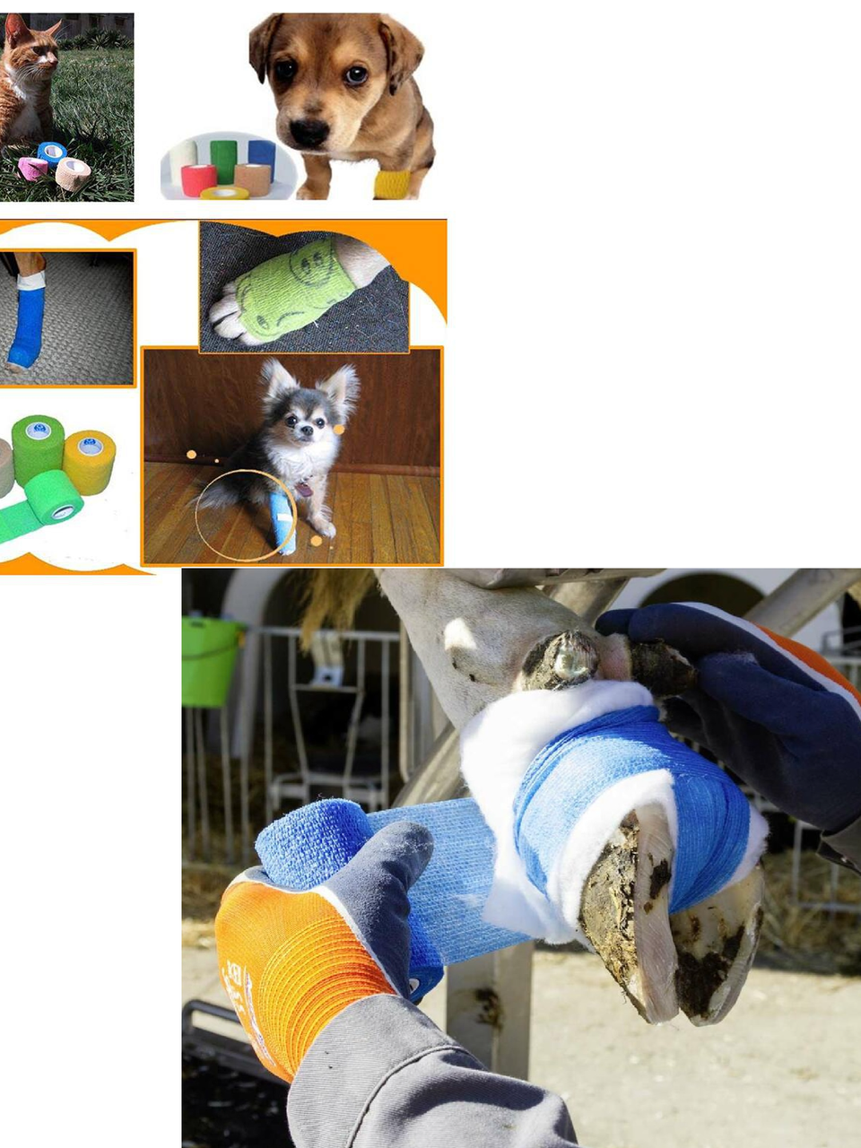 ضماد مرن لاصق للحافر -- 10cm x 4.5 mt  