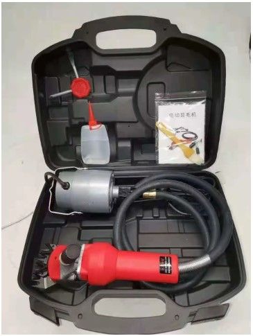 ماكينة قص صوف الأغنام الكهربائية المعلقة ذات السرعة القابلة للتعديل و ذات عمود مرن