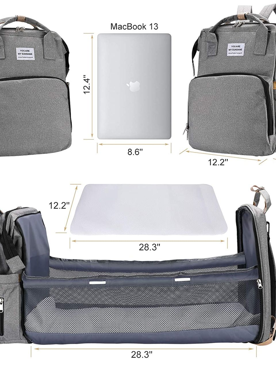 حقيبة وسرير للطفل