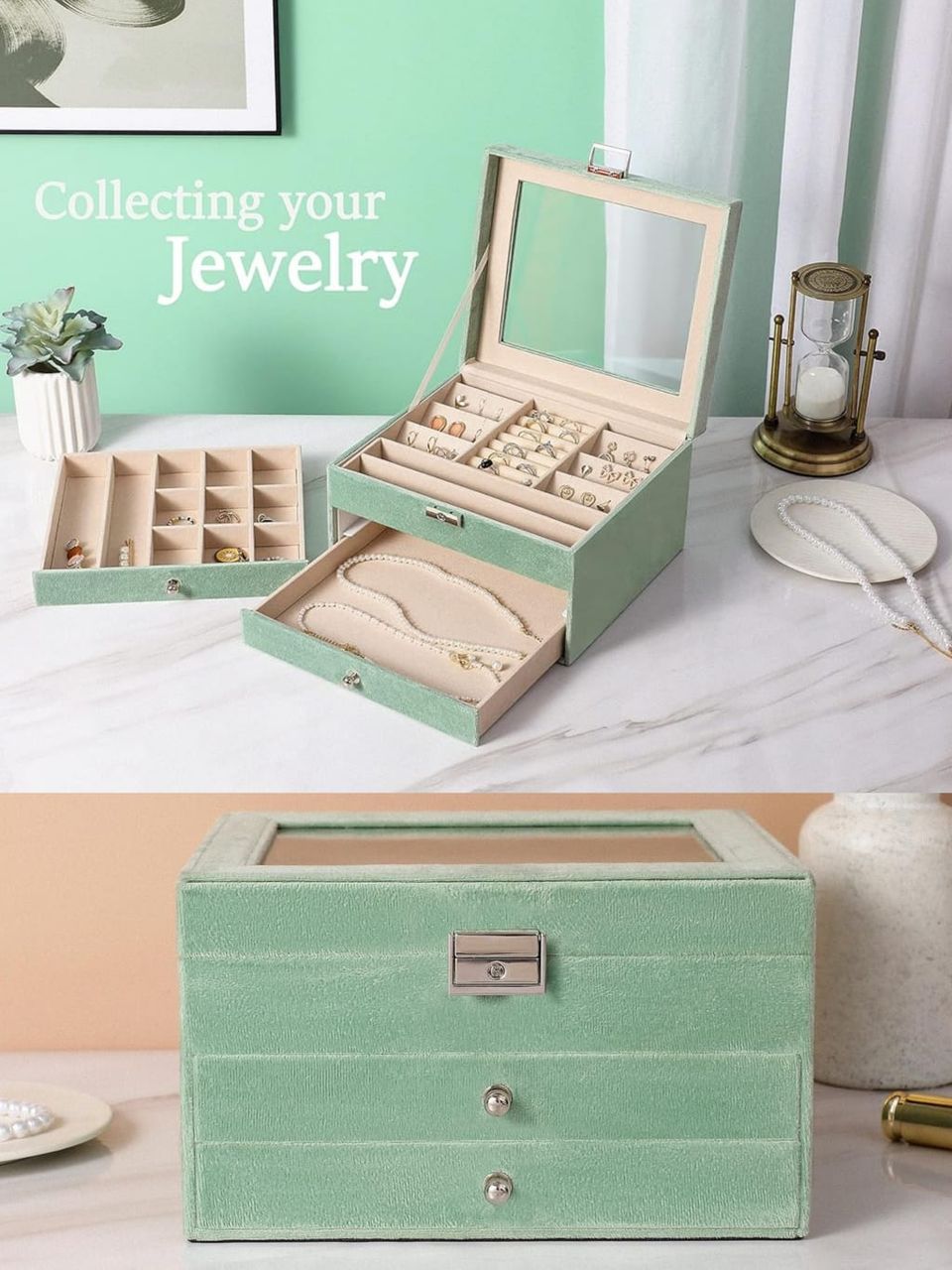 صندوق مجوهرات أنيق