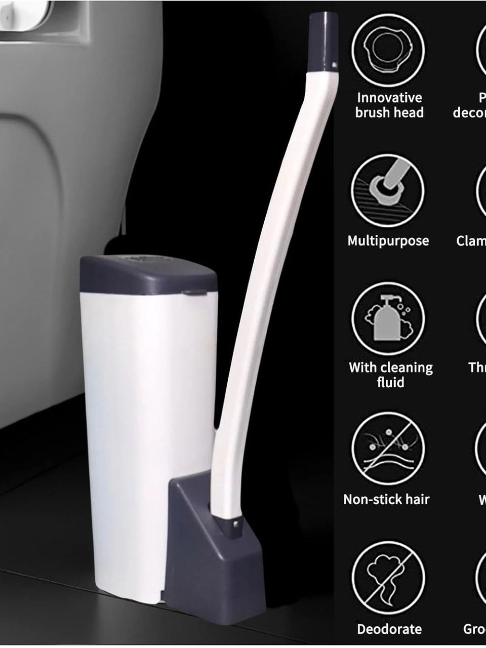 مجموعة تنظيف المراحيض من ويلناكس، 10 فرش لإعادة التعبئة