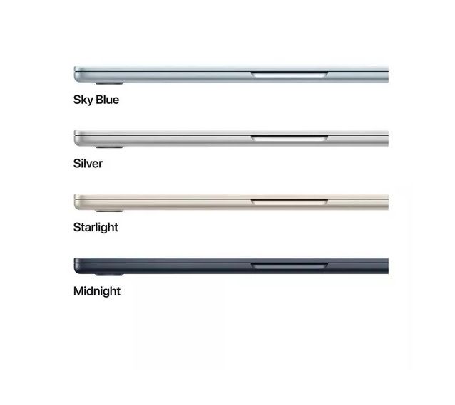 APPLE MacBook Air 13.6" (2025) - M4, 256 GB SSD, Midnight