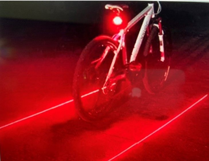 ضوء ليزر خلفى