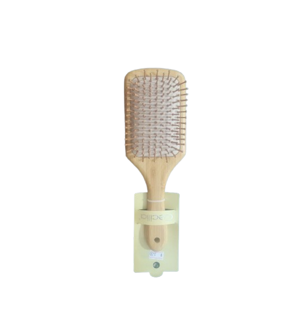 فرشاة شعر مربعة من الخيزران من سيسيليا