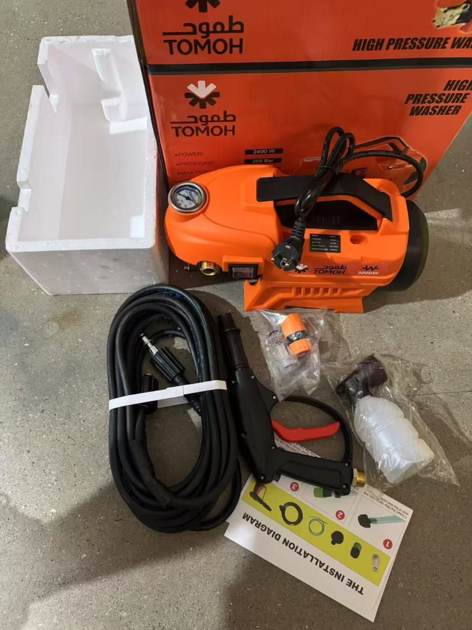 فارة غسل من TOMOH