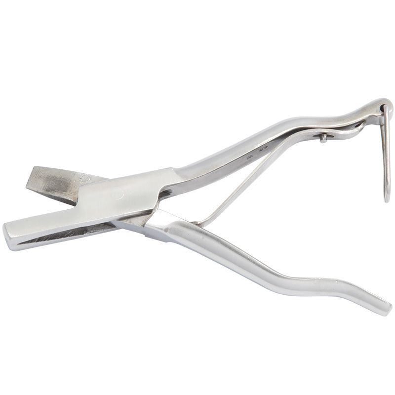 أداة ثقب الأذن، بحجم الجيب، من الفولاذ المقاوم للصدأ، بفتحة مربعة