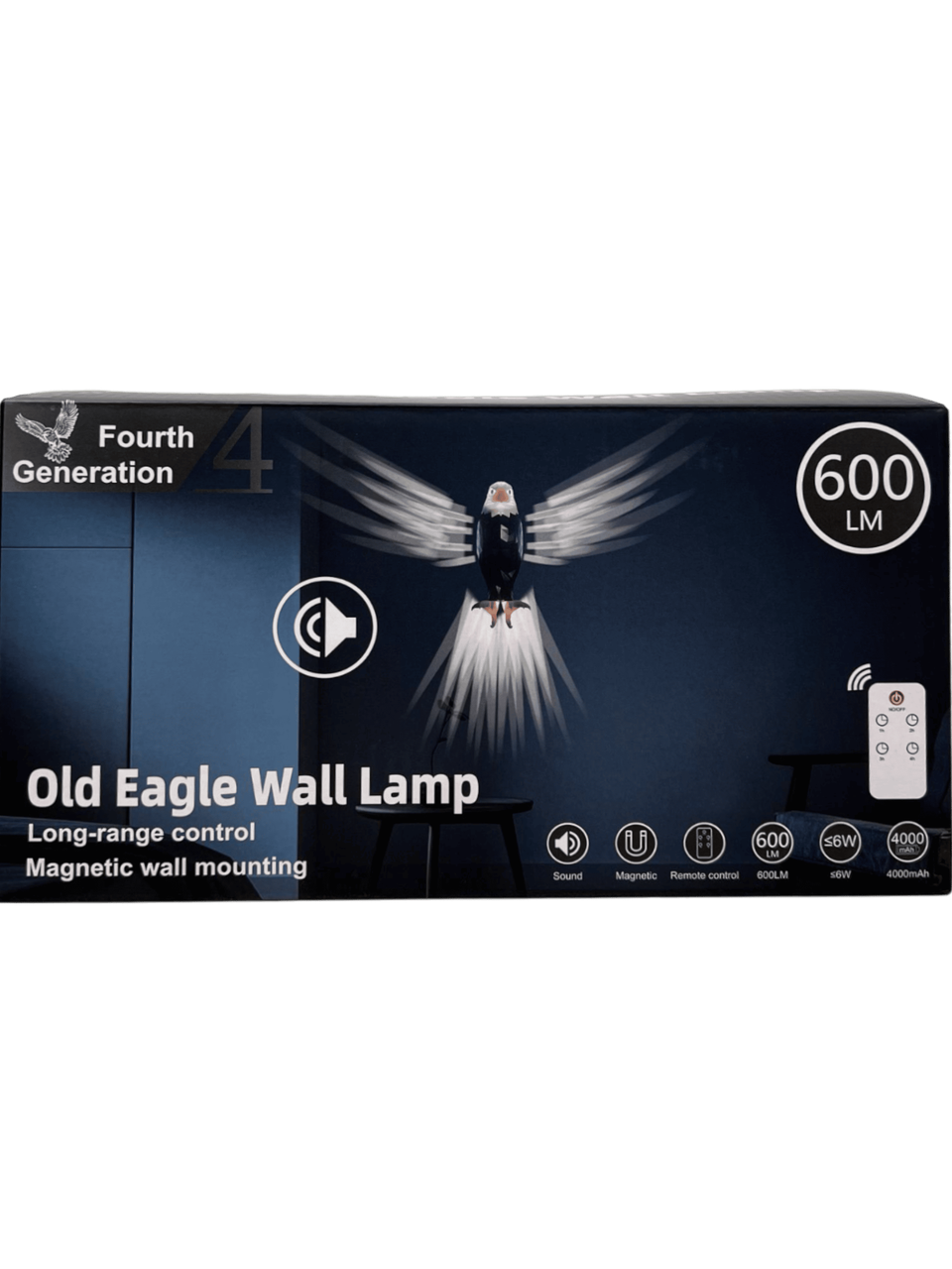 انارة جدارية على شكل صقر