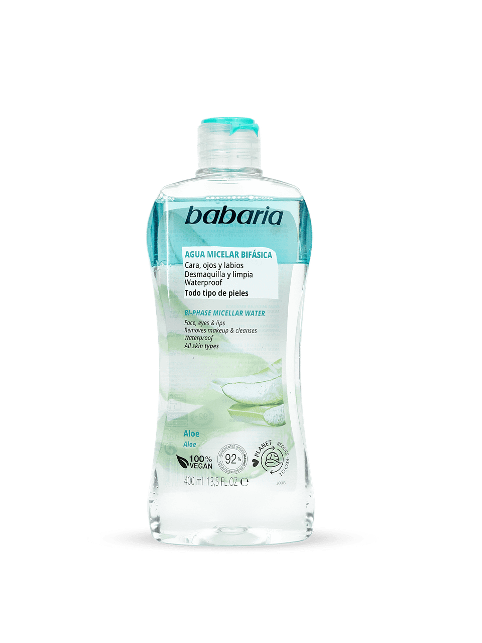 باباريا ماء ميسيلار ثنائي المرحلة 400 مل