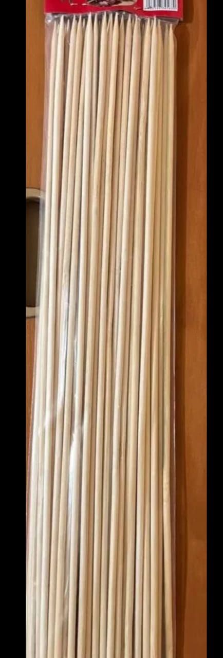 اسياخ الشواء الخشبية