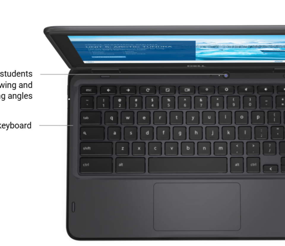 Dell Chromebook 2-IN-1 Touch Screen (360ْ)