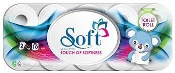 سوفت ورق تواليت طبقتين 10 رول