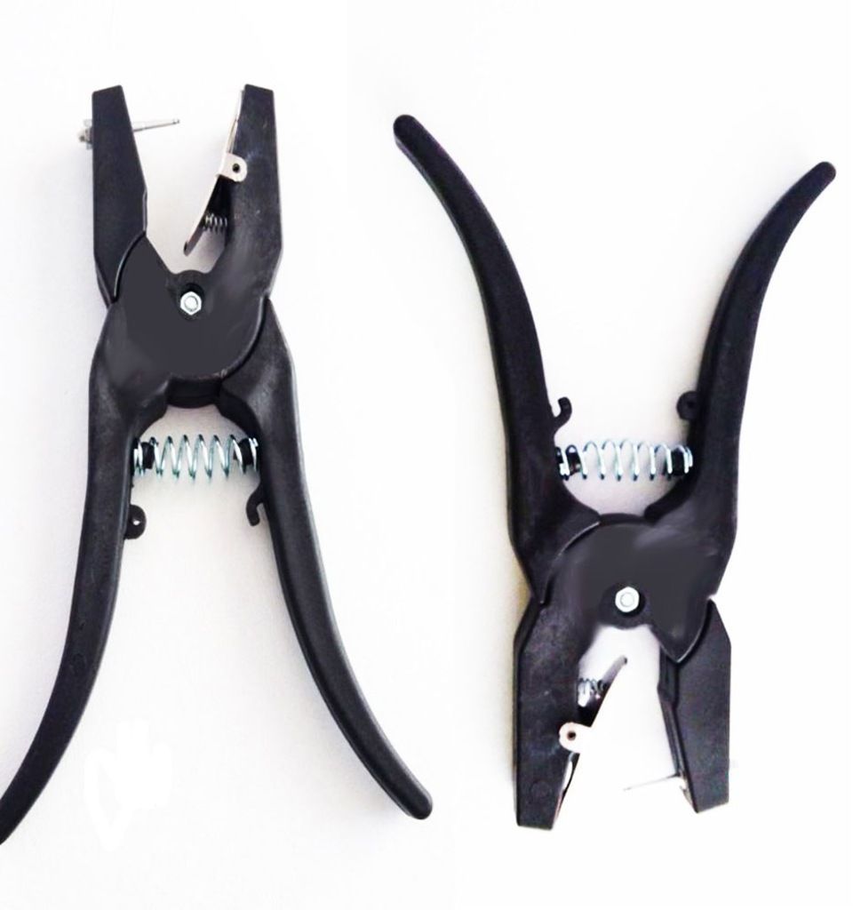 أداة وضع بطاقات الأذن - بلاستيك